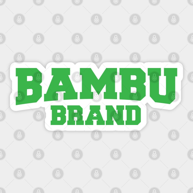 Bambu Brand Logo Typography Sticker by Bambu